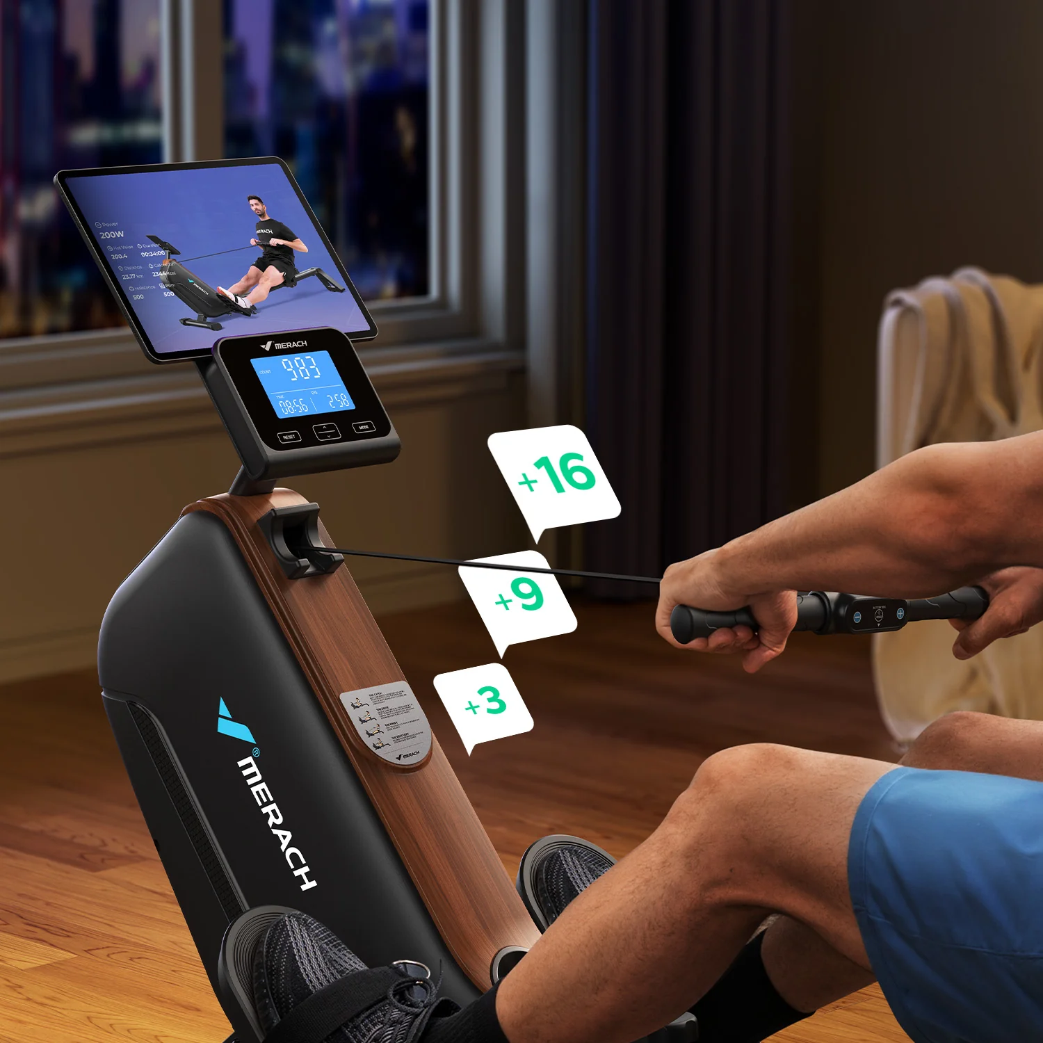 Merach R15 Pro Magnetic Rowing Machine - Image 6