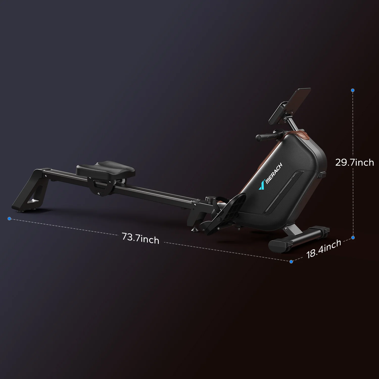 Merach R15 Pro Magnetic Rowing Machine - Image 9