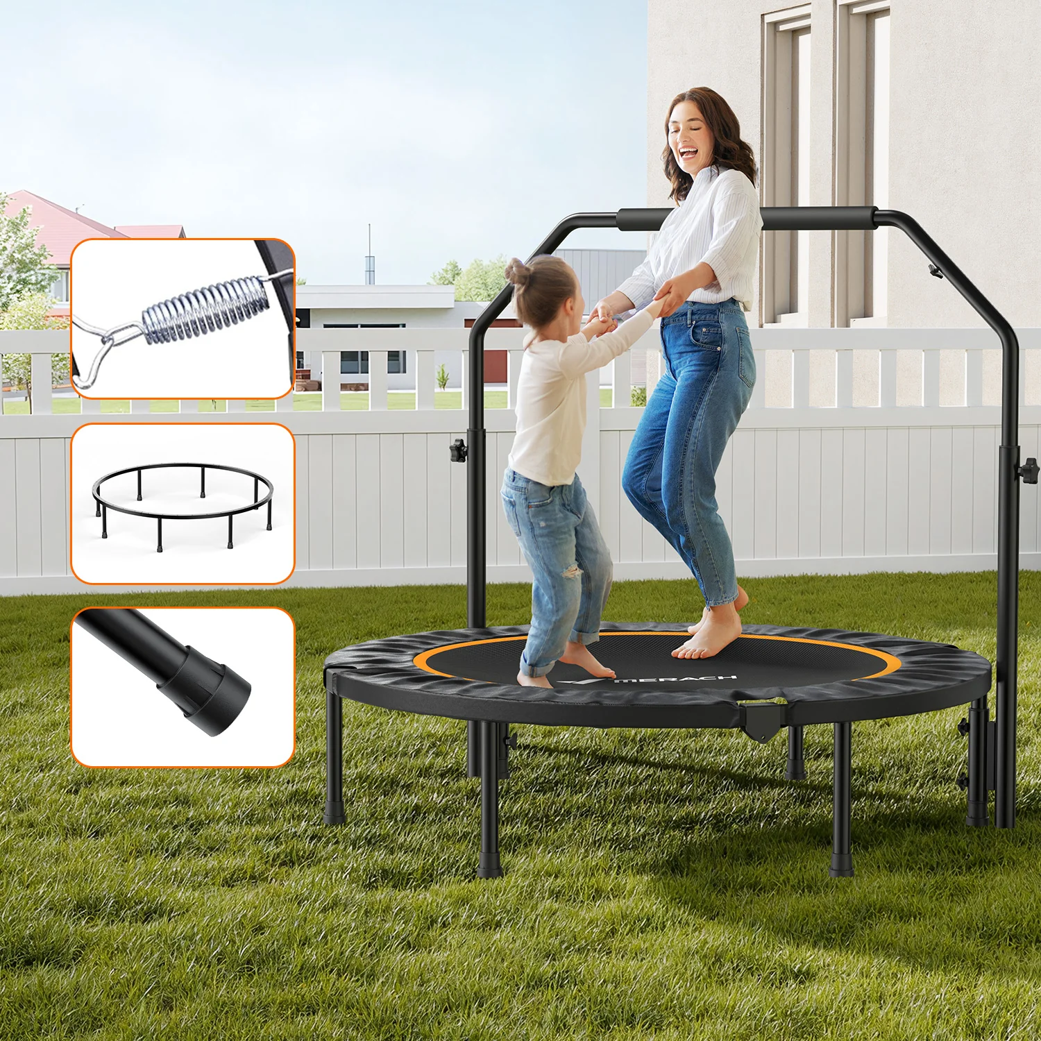 Merach 2420B2 Fitness Trampolines Include Handle - Image 4