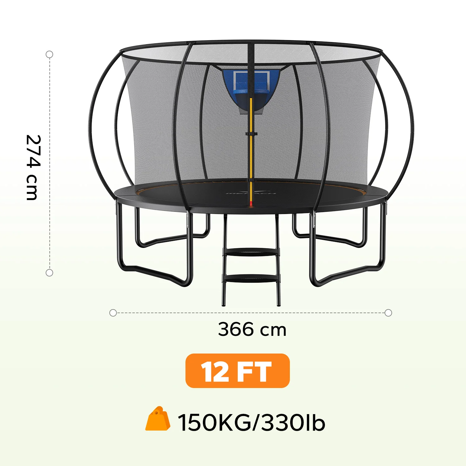 Merach 2429 Outdoor Trampolines - Image 9