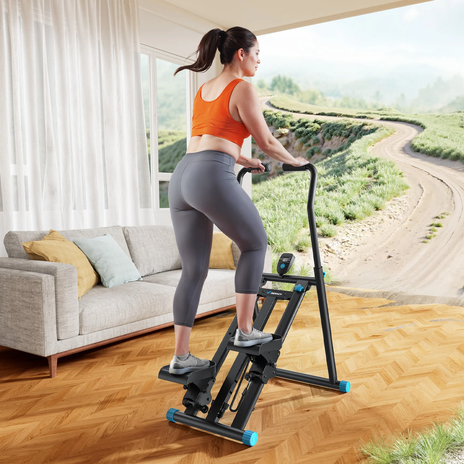 Merach 2448B1 Stair Stepper for Home Gym - Image 4