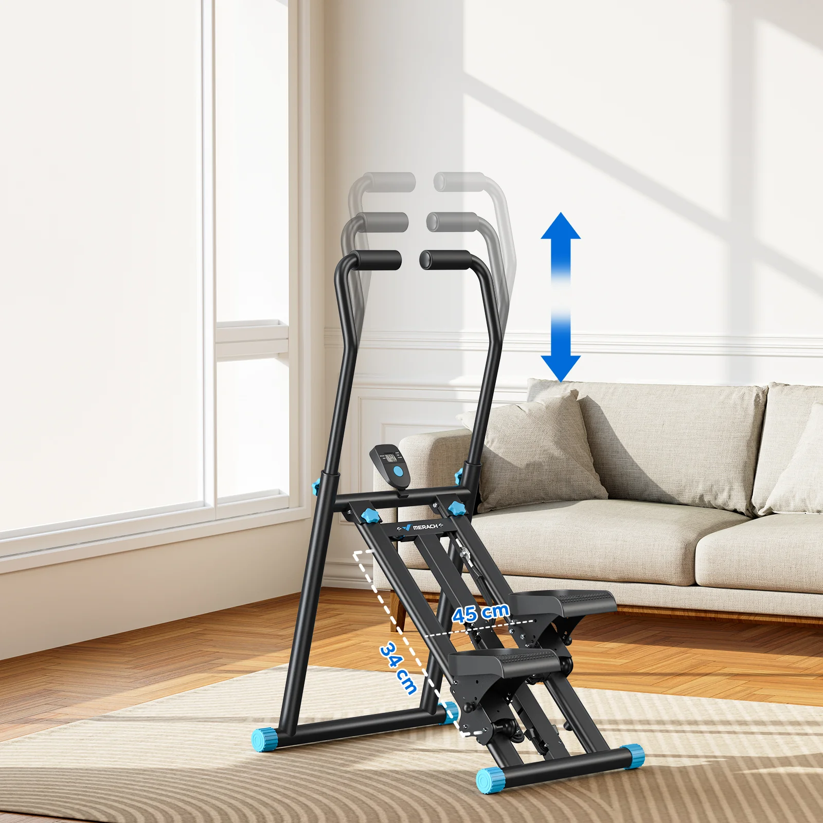 Merach 2448B1 Stair Stepper for Home Gym - Image 7