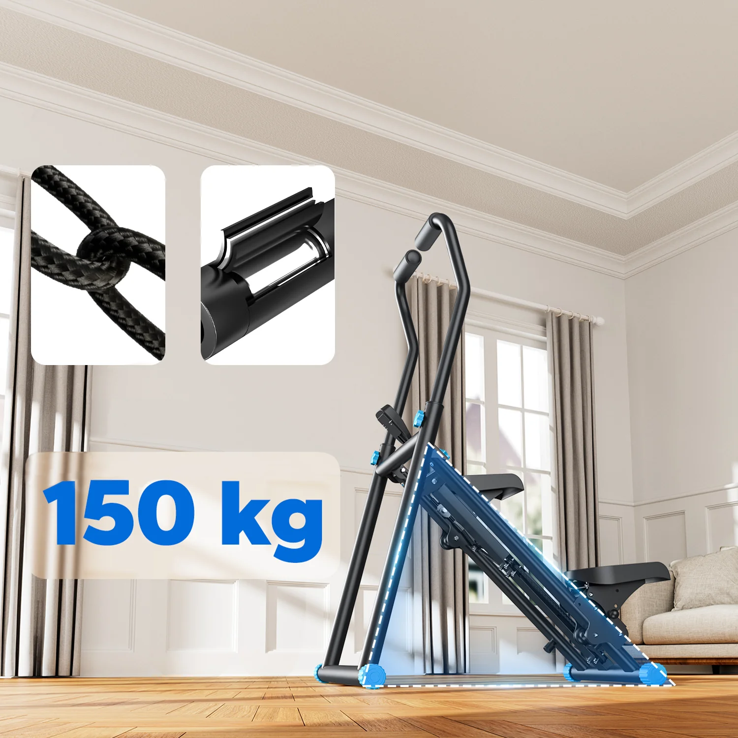 Merach 2448B1 Stair Stepper for Home Gym - Image 8