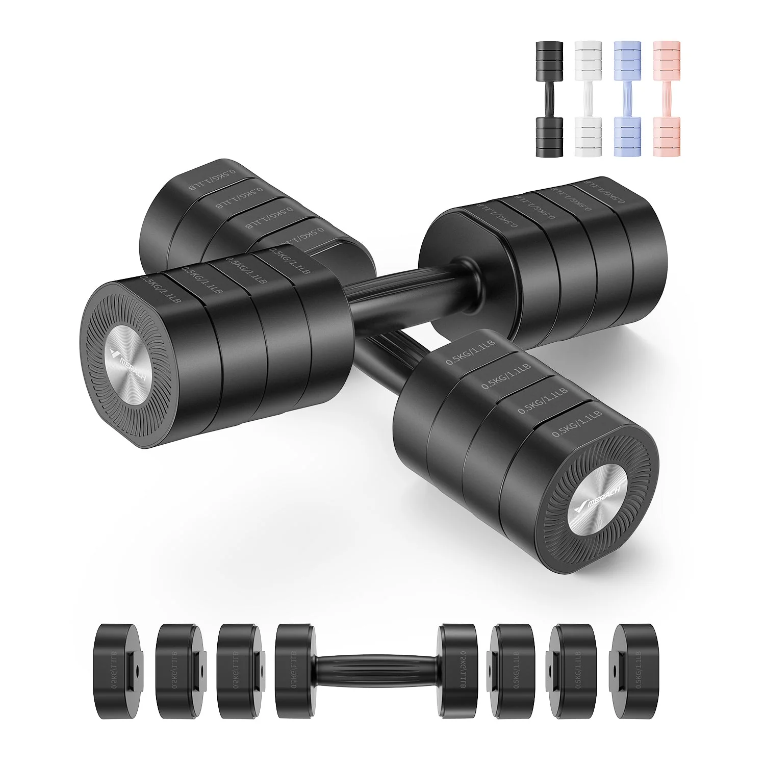 Merach 2444 4 in 1 Dumbbells - Image 11