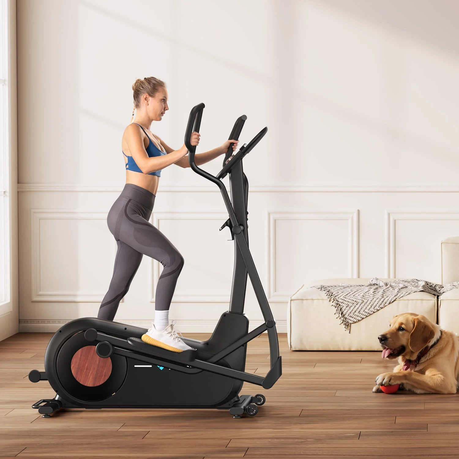 Merach E27B1 Elliptical Trainer with Automatic Resistance - Image 3
