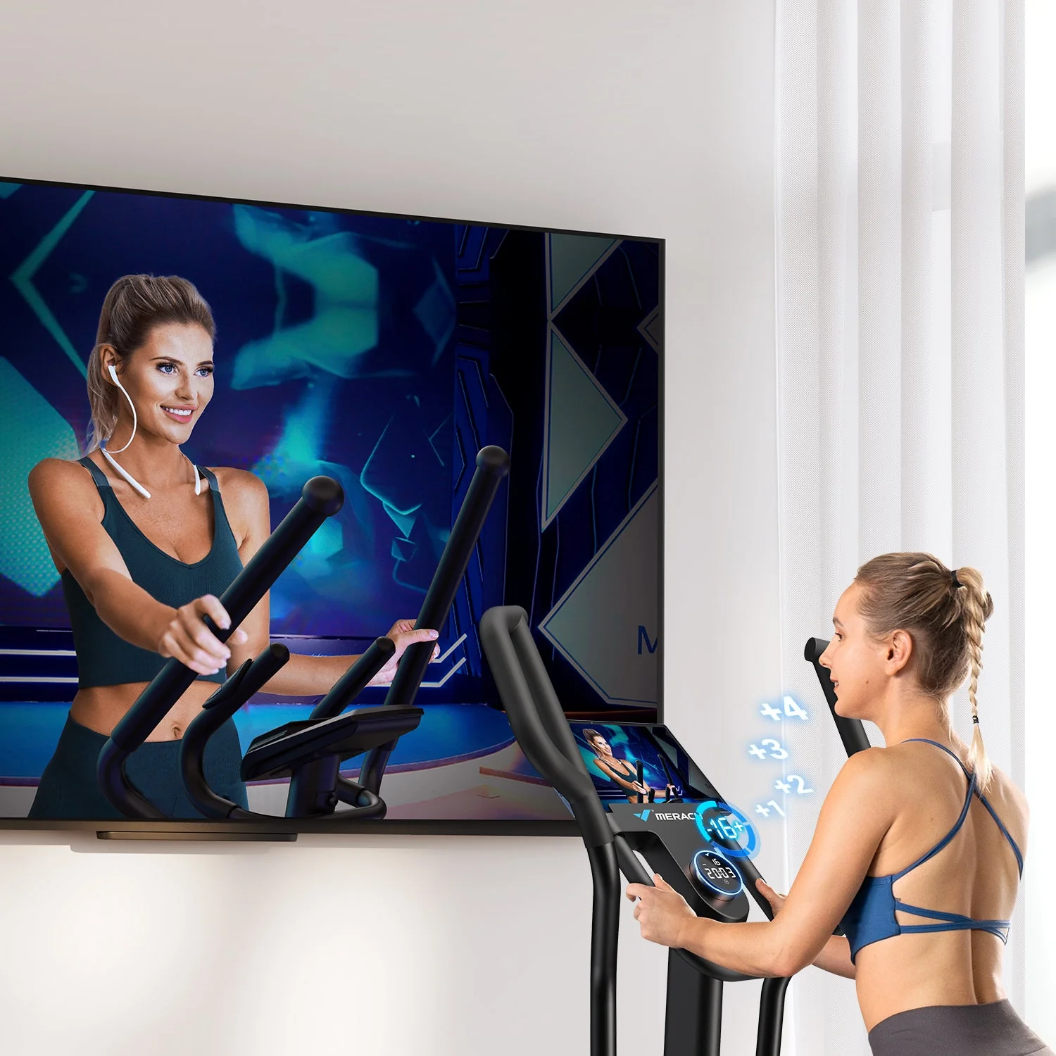 Merach E27B1 Elliptical Trainer with Automatic Resistance - Image 7