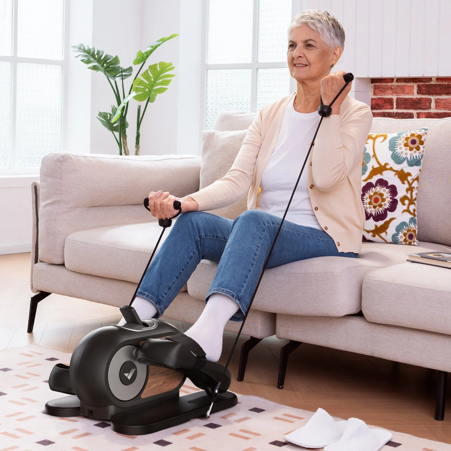 Merach E32B1 Mini Elliptical Trainer - Image 6