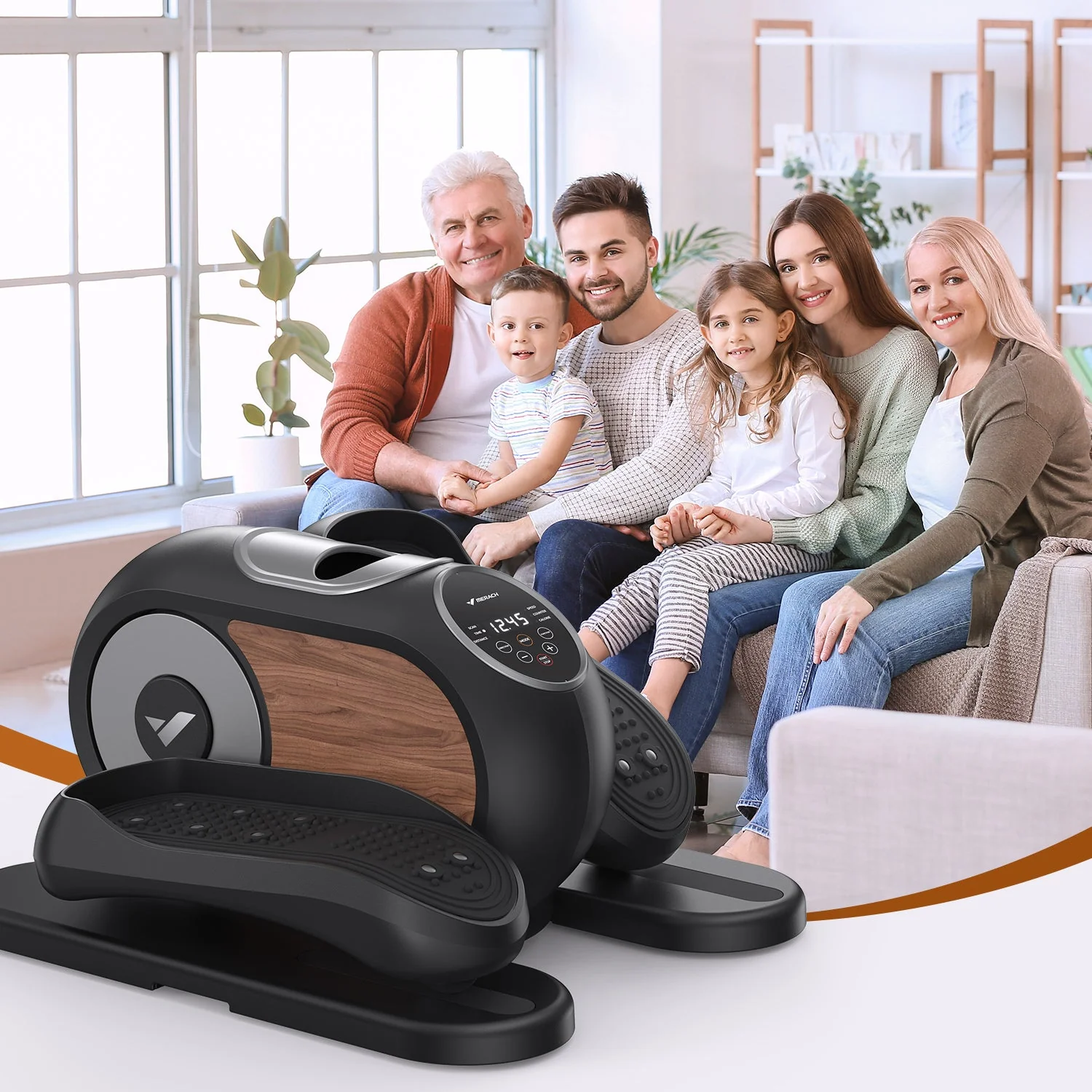Merach E32B1 Mini Elliptical Trainer - Image 7