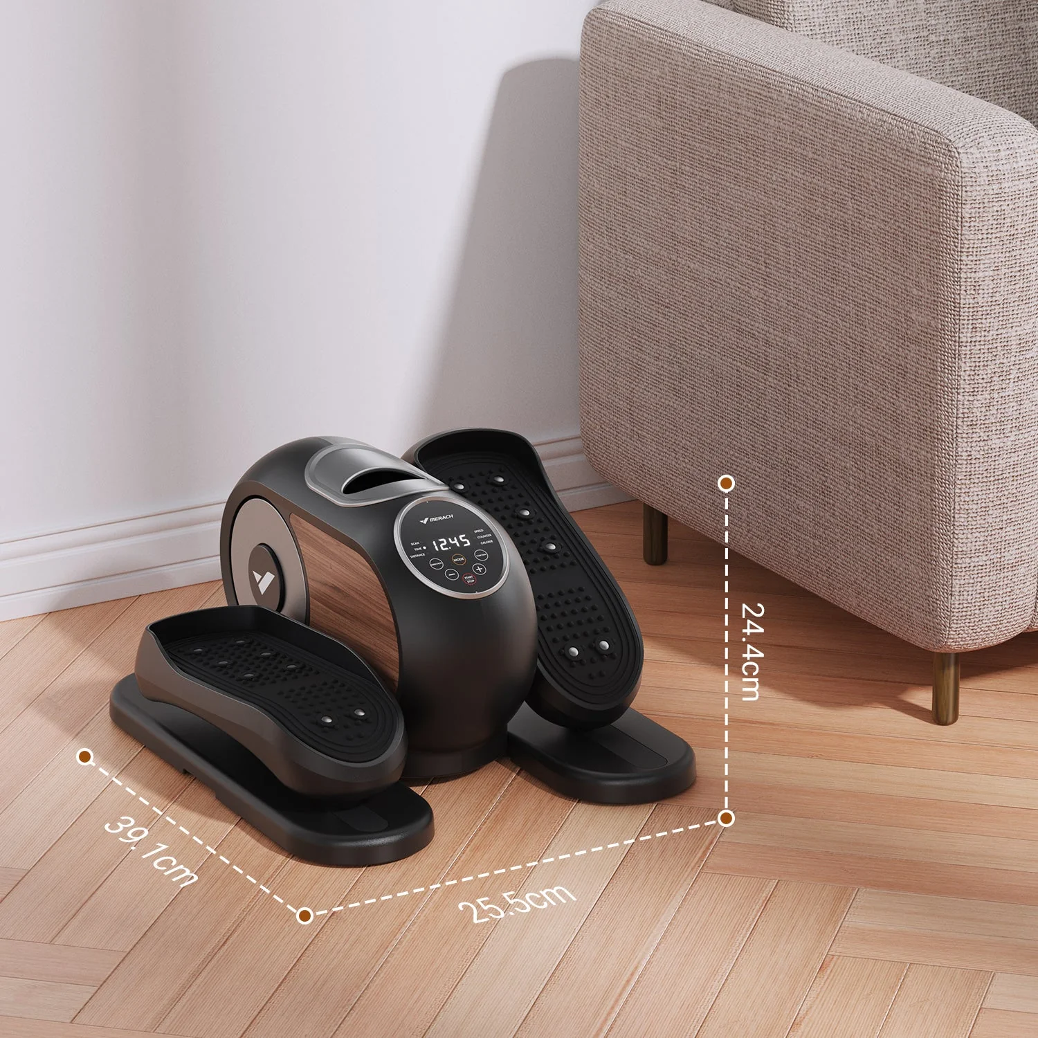 Merach E32B1 Mini Elliptical Trainer - Image 9