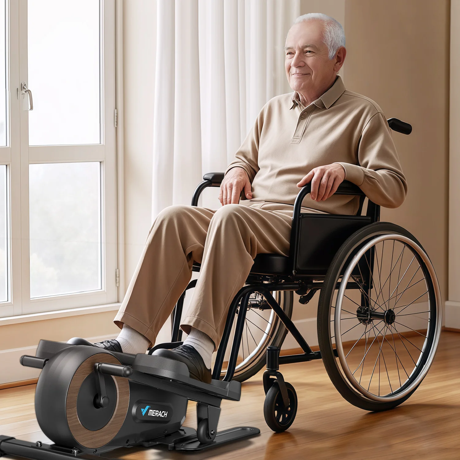 Merach E43B1 Mini Elliptical Trainer - Image 4