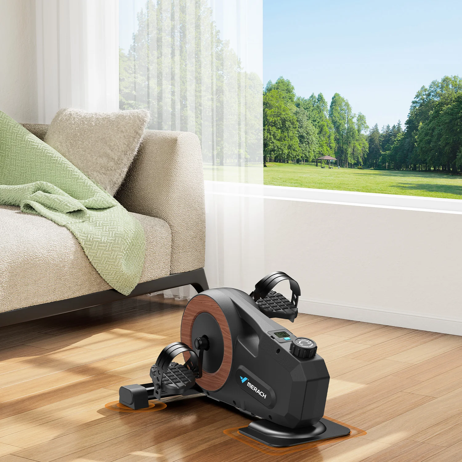 Merach E43B2 Mini Elliptical Trainer - Image 10