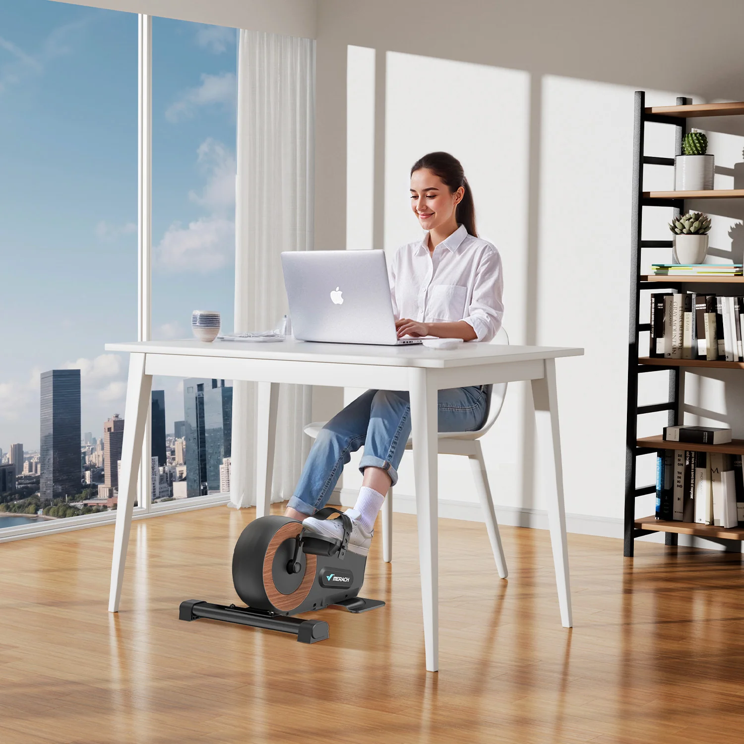 Merach E43B2 Mini Elliptical Trainer - Image 4