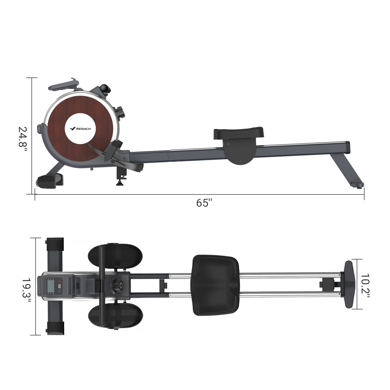 Merach Q1S Magnetic Rower - Image 7