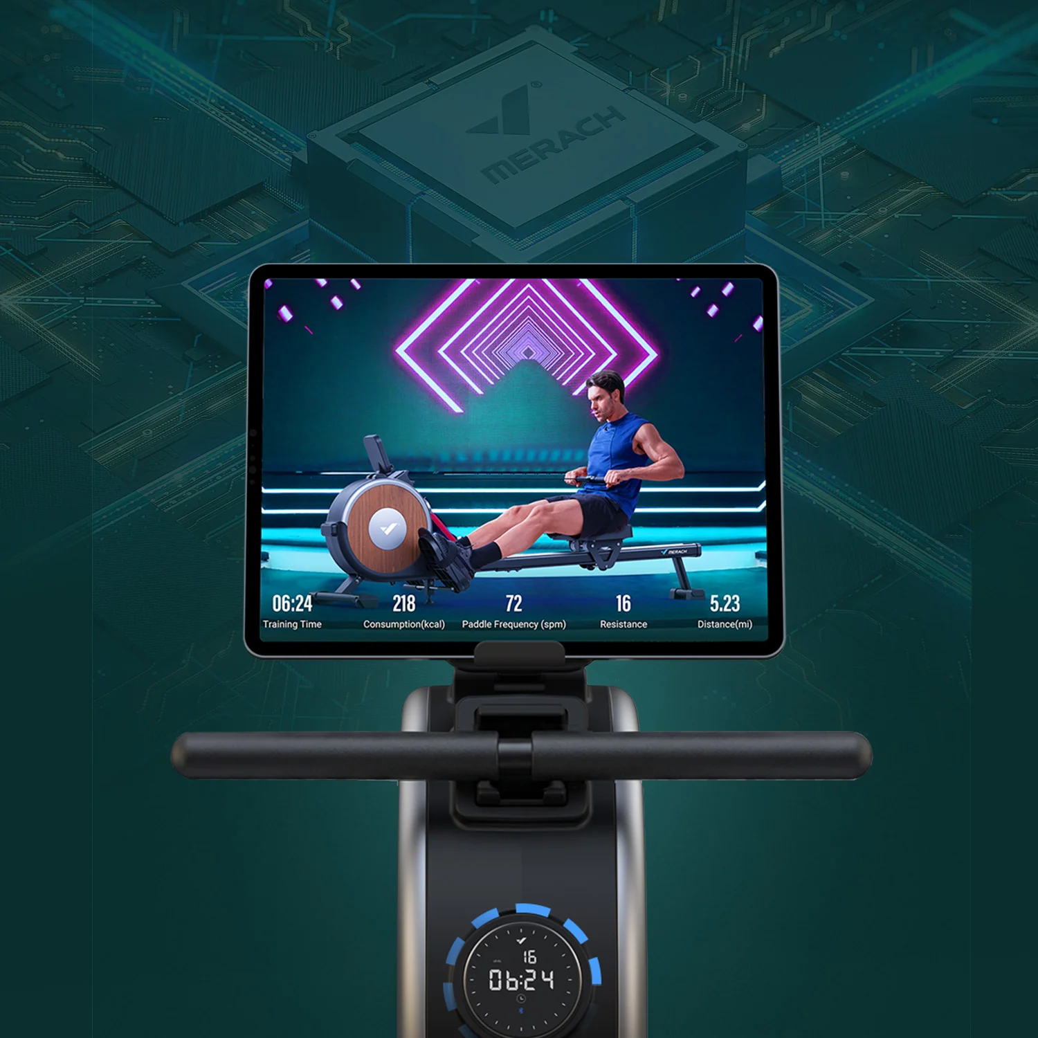 Merach Q1S Pro 2.0 Magnetic Rower - Image 6