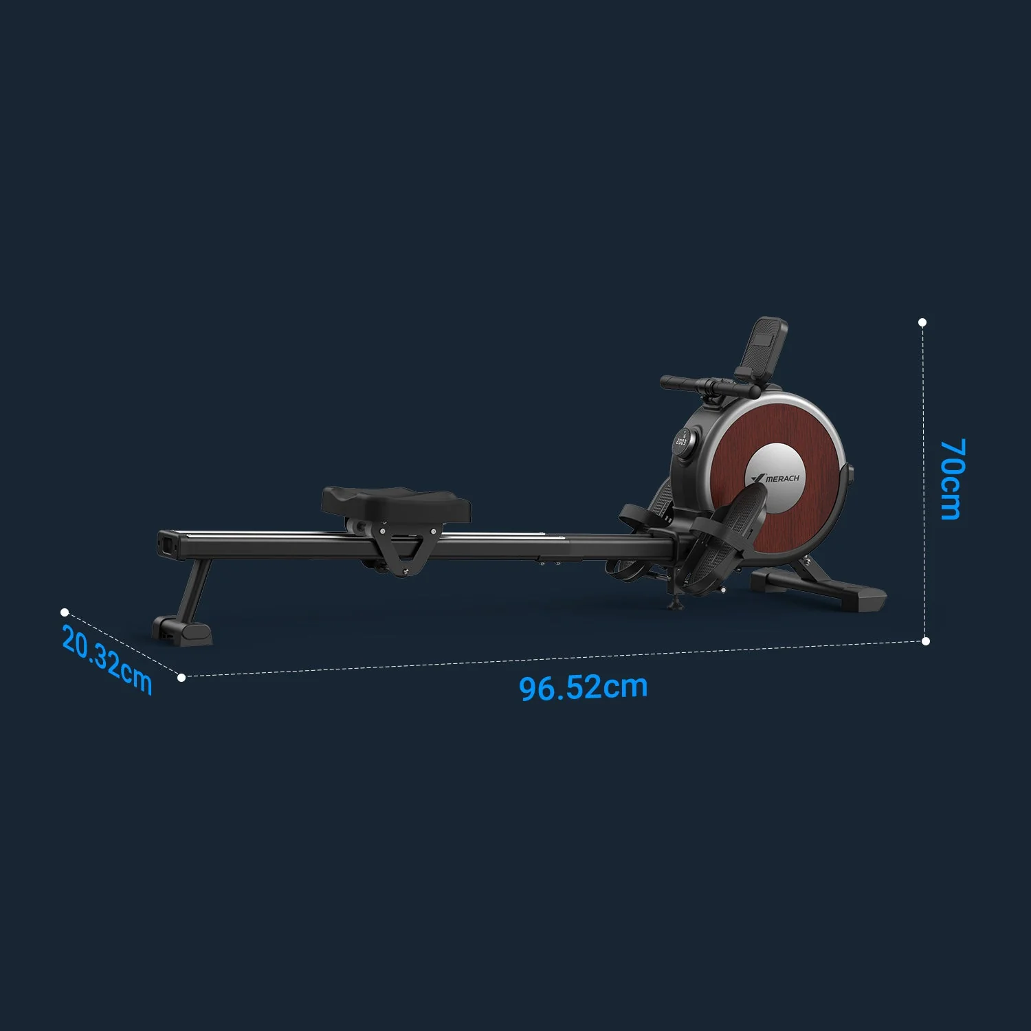 Merach Q1S Pro Magnetic Rowing Machine - Image 7