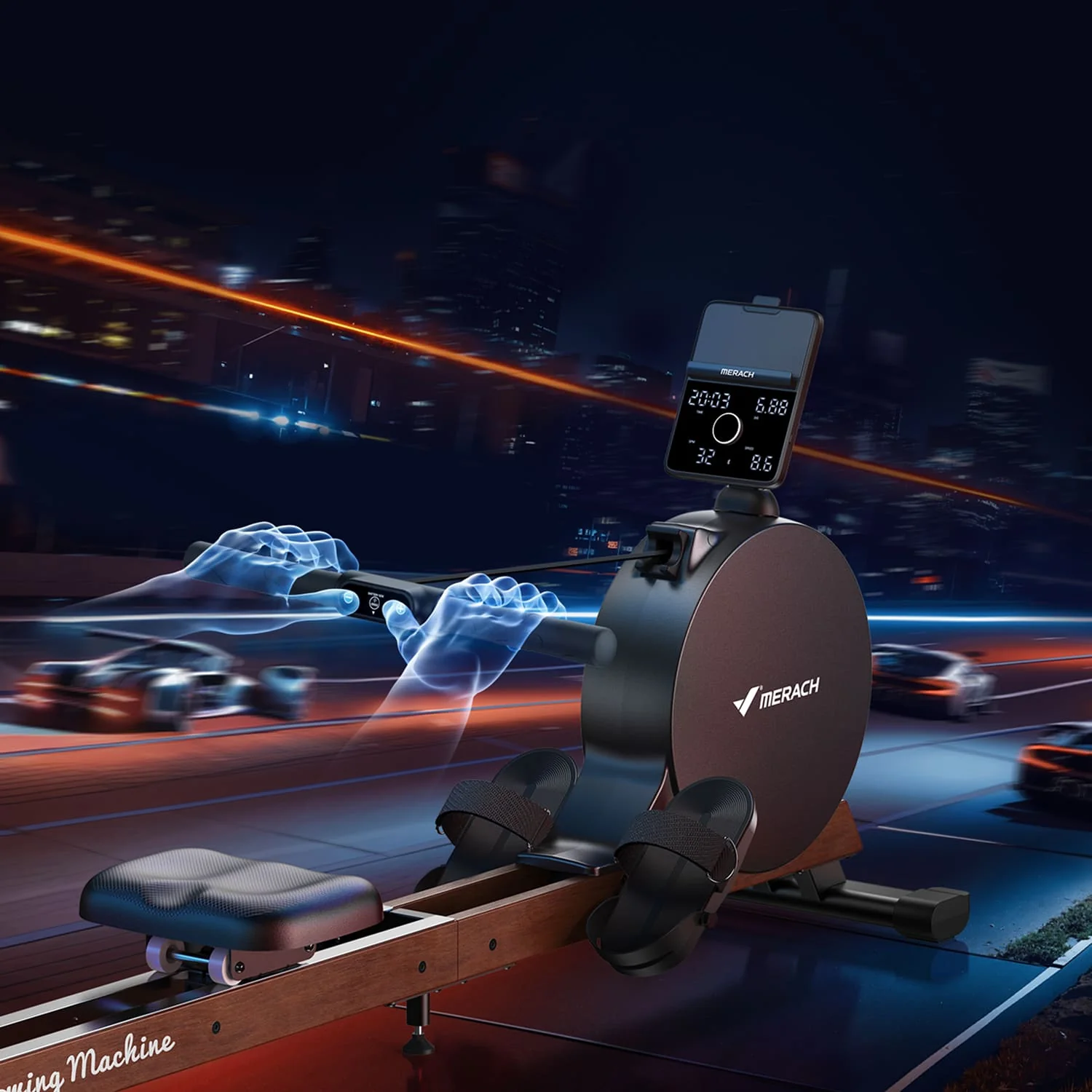 Merach Q3 Magnetic Rowing Machine - Image 8