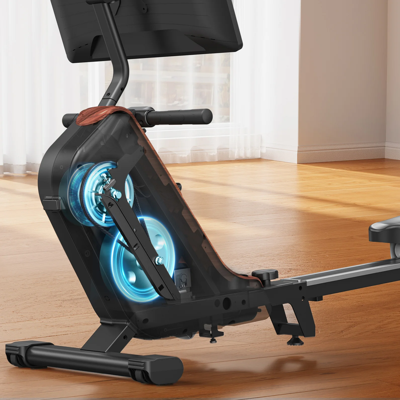 Merach R15 Pro 3.0 Magnetic Rowing Machine with HD Screen - Image 7