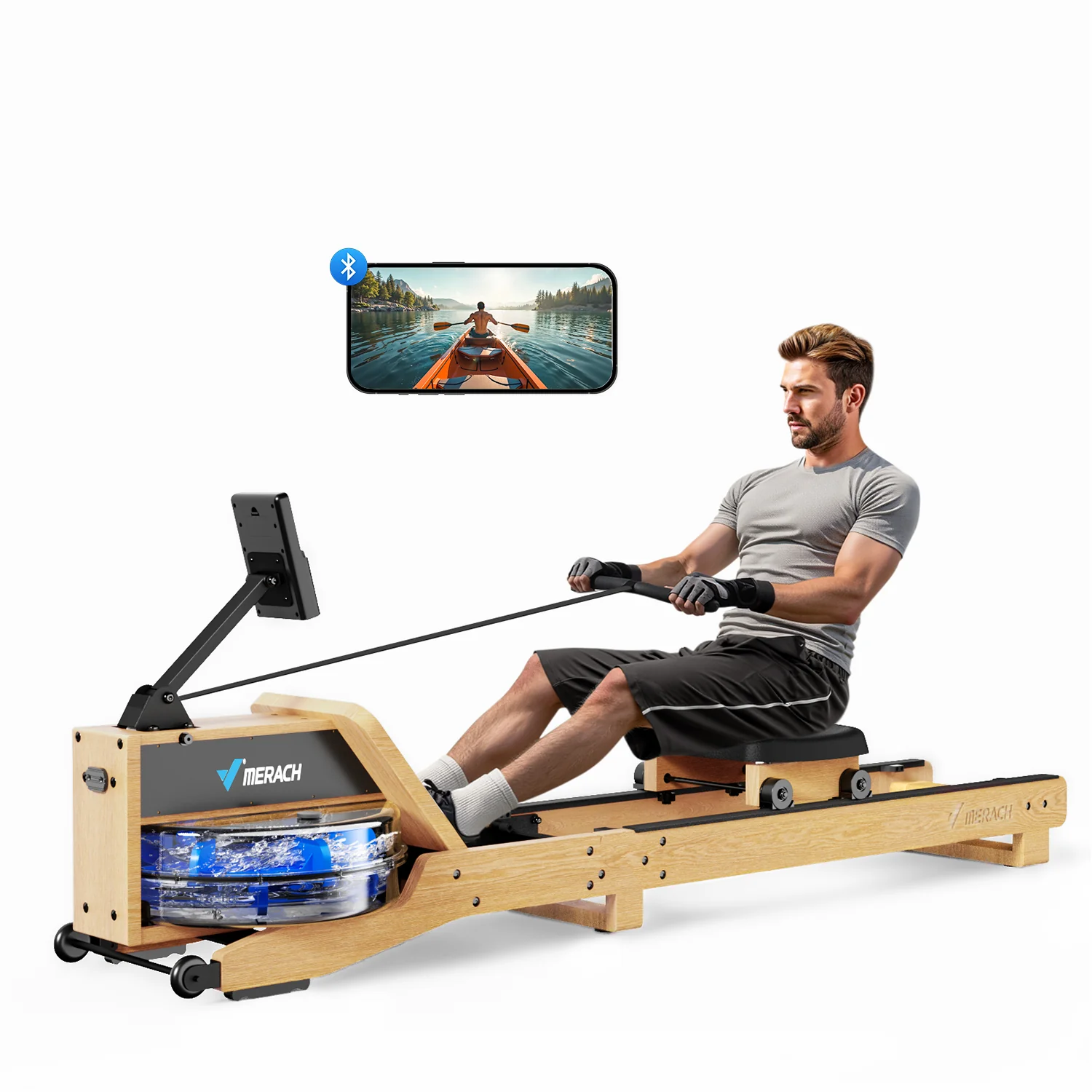 Merach R23O1 Water Rowing Machine - Image 4