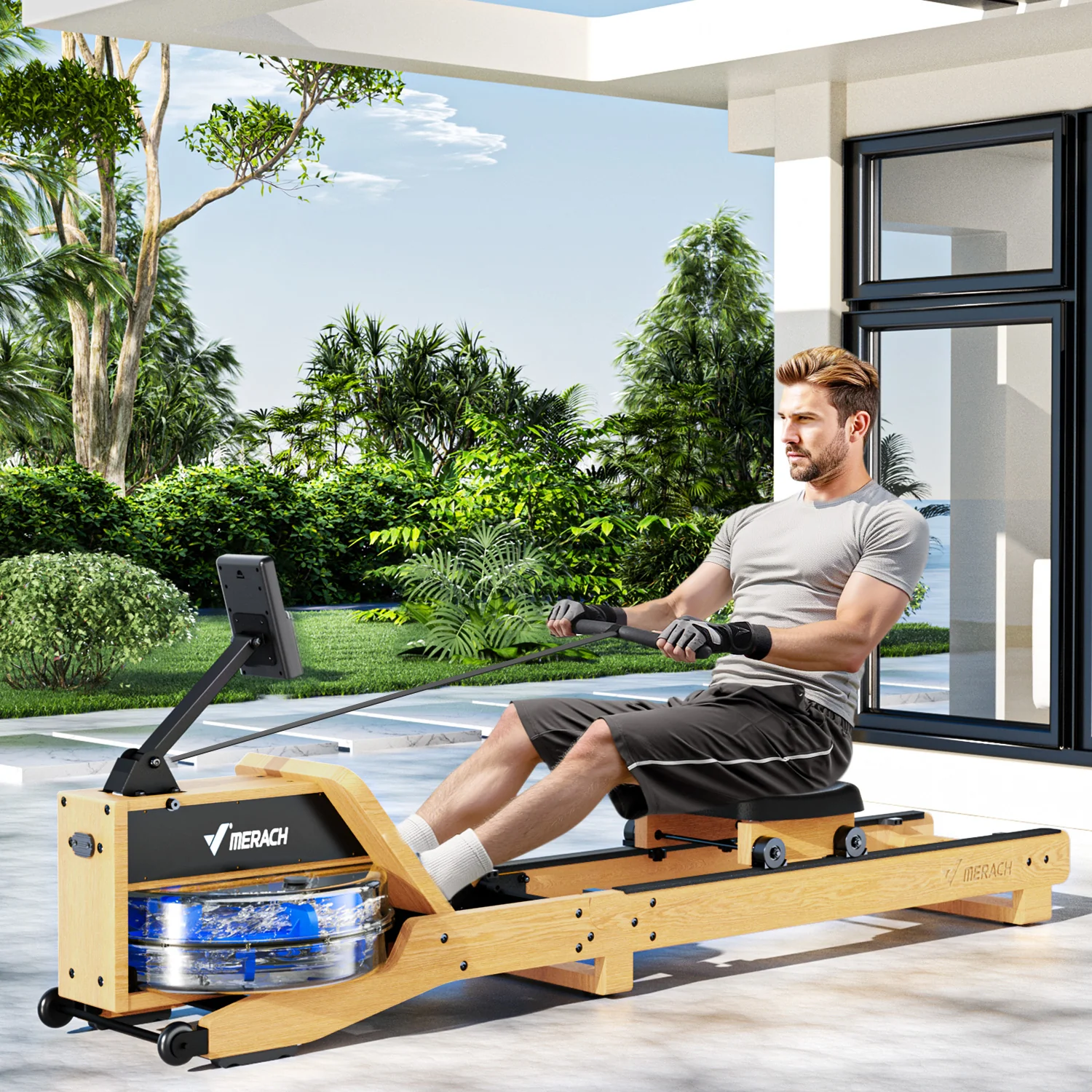 Merach R23O1 Water Rowing Machine - Image 7