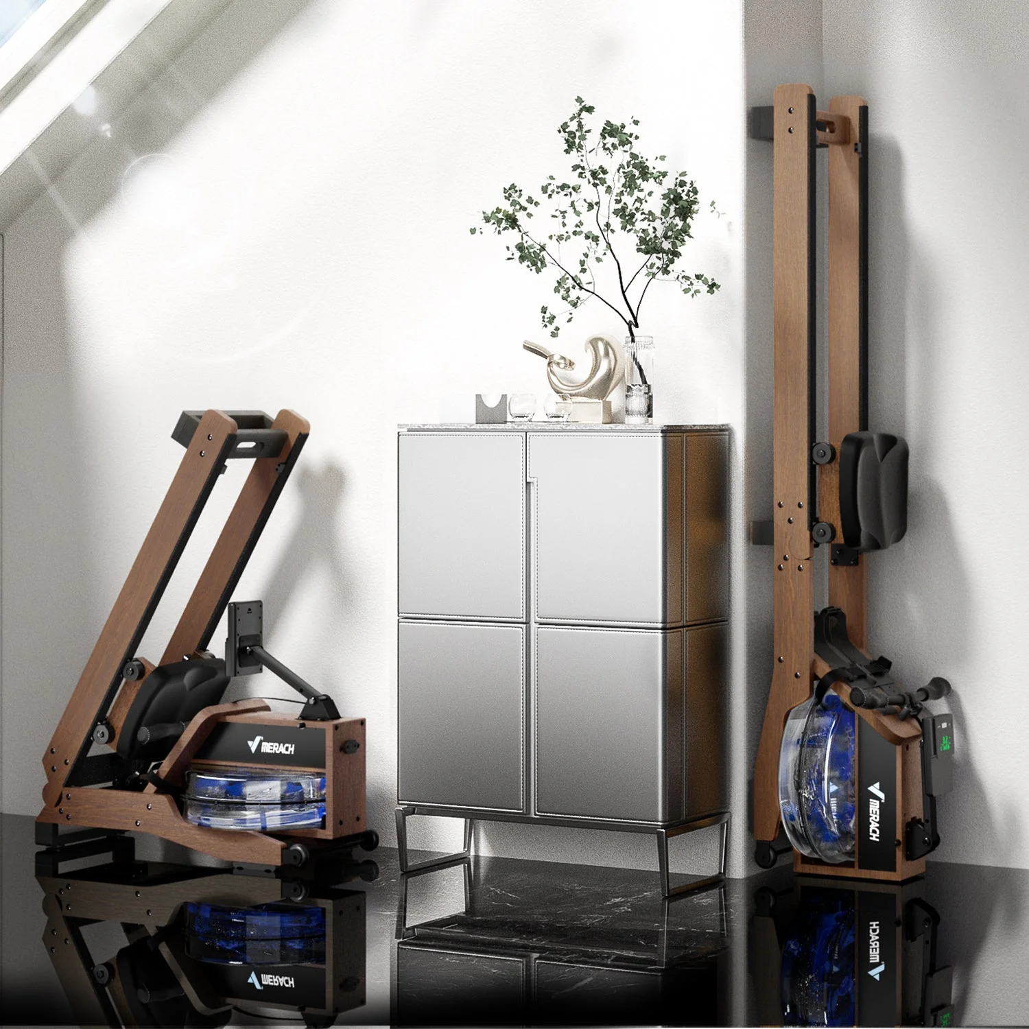 Merach R23R1 Water Rowing Machine - Image 7