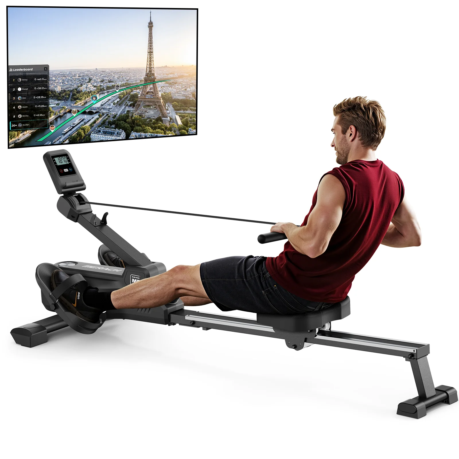 Merach R25B1 Magnetic Rowing Machine - Image 2