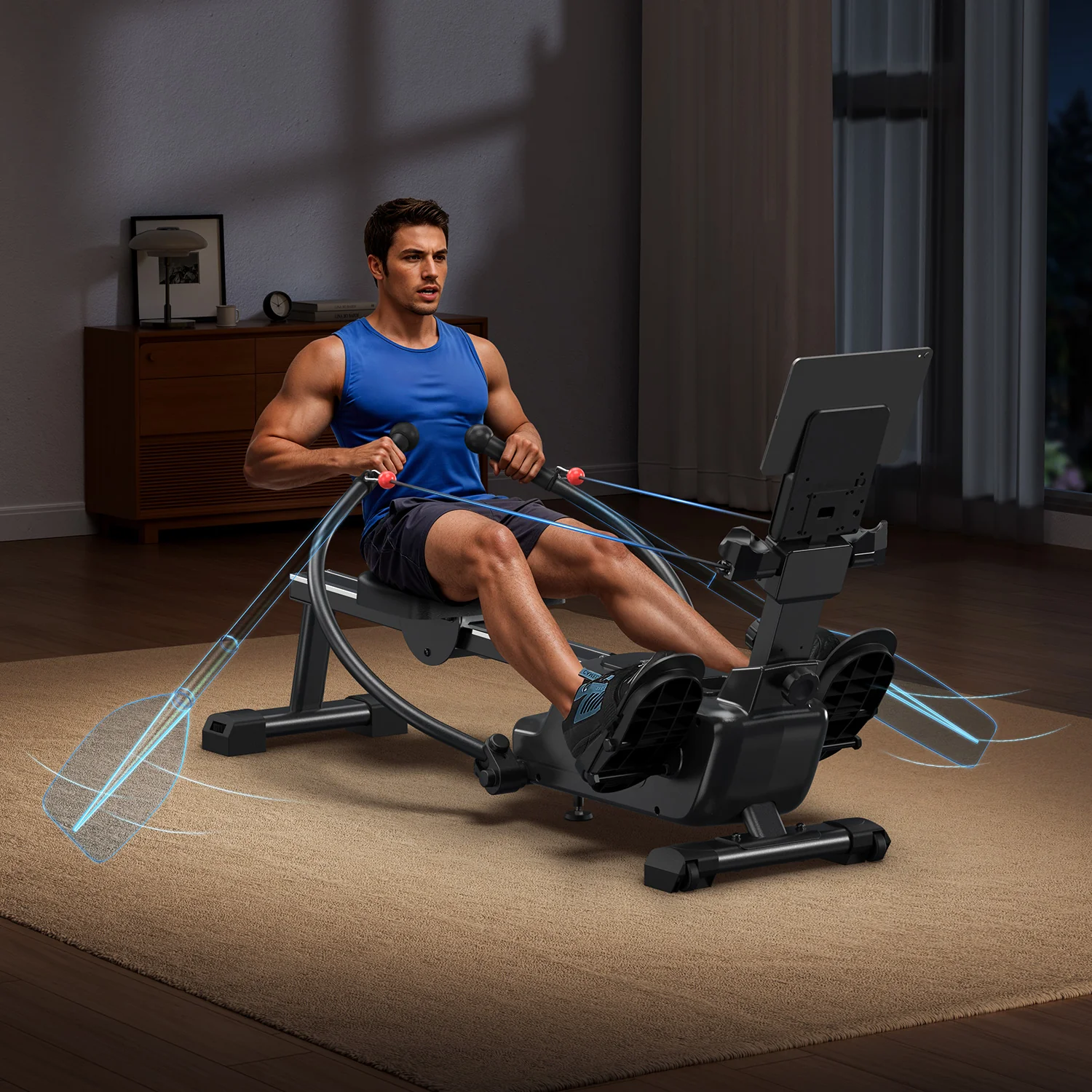 Merach R26B1 Magnetic Rower - Image 7