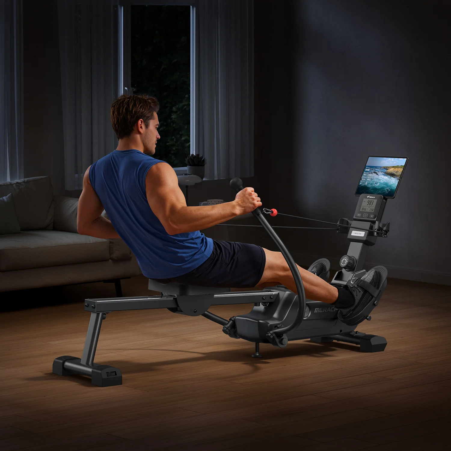 Merach R26B1 Magnetic Rower - Image 8