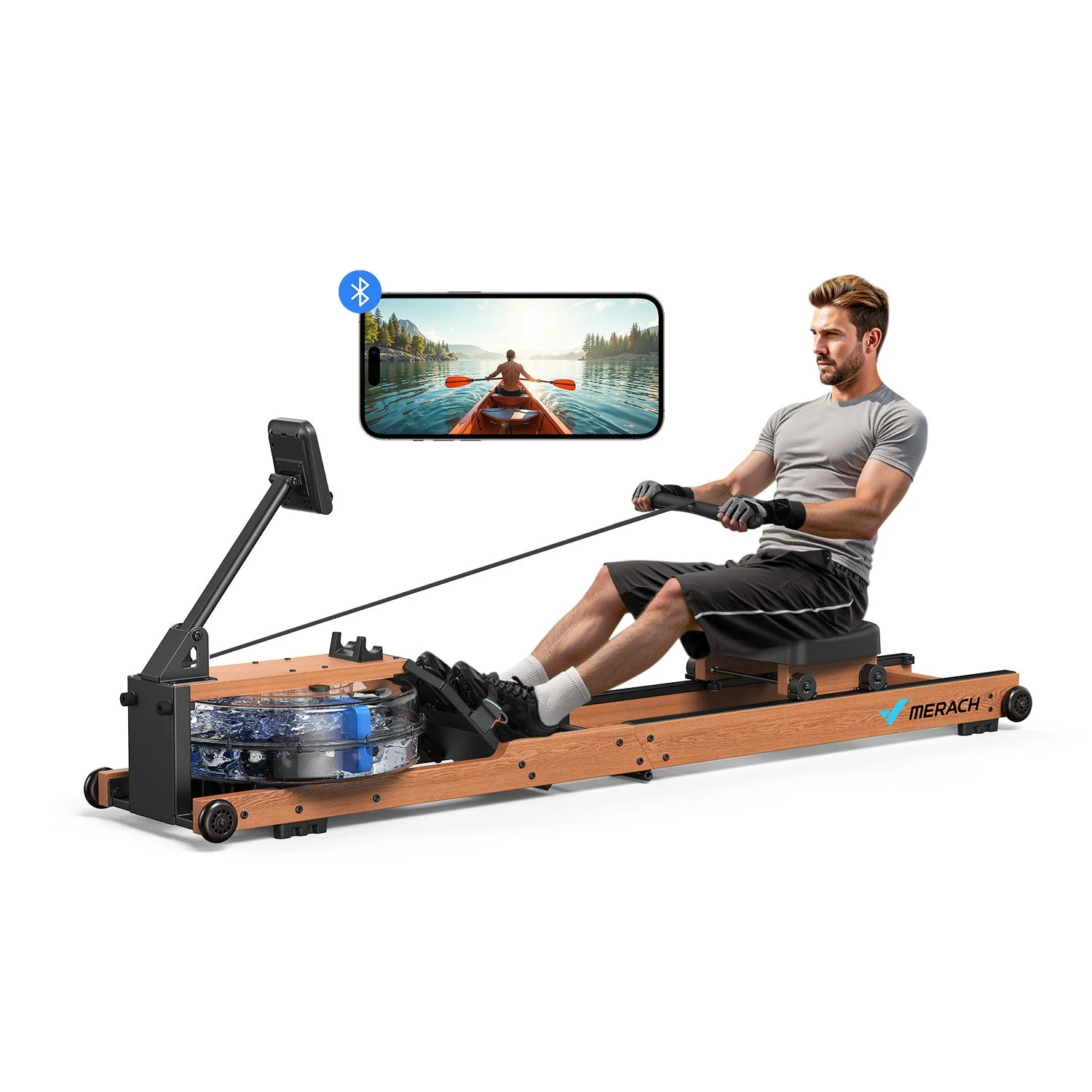 Merach R28R1 Water Rowing Machine - Image 3