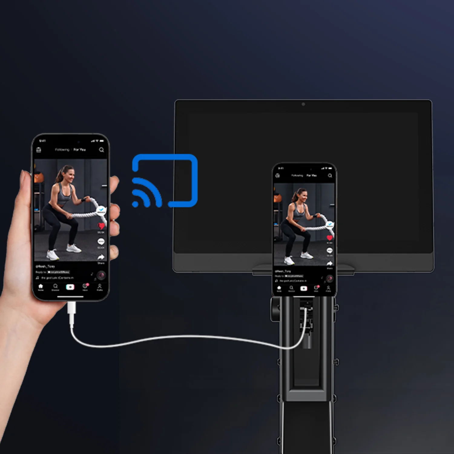 Merach R50 Aura Rowing Machine with HD Screen - Image 5