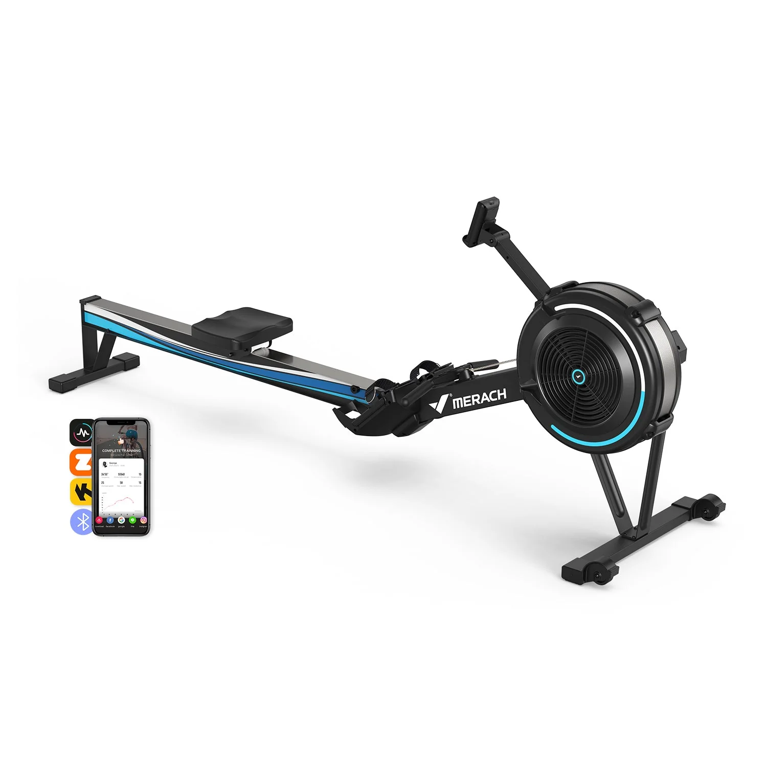 Merach R50 Rowing Machine with Air Resistance - Image 3