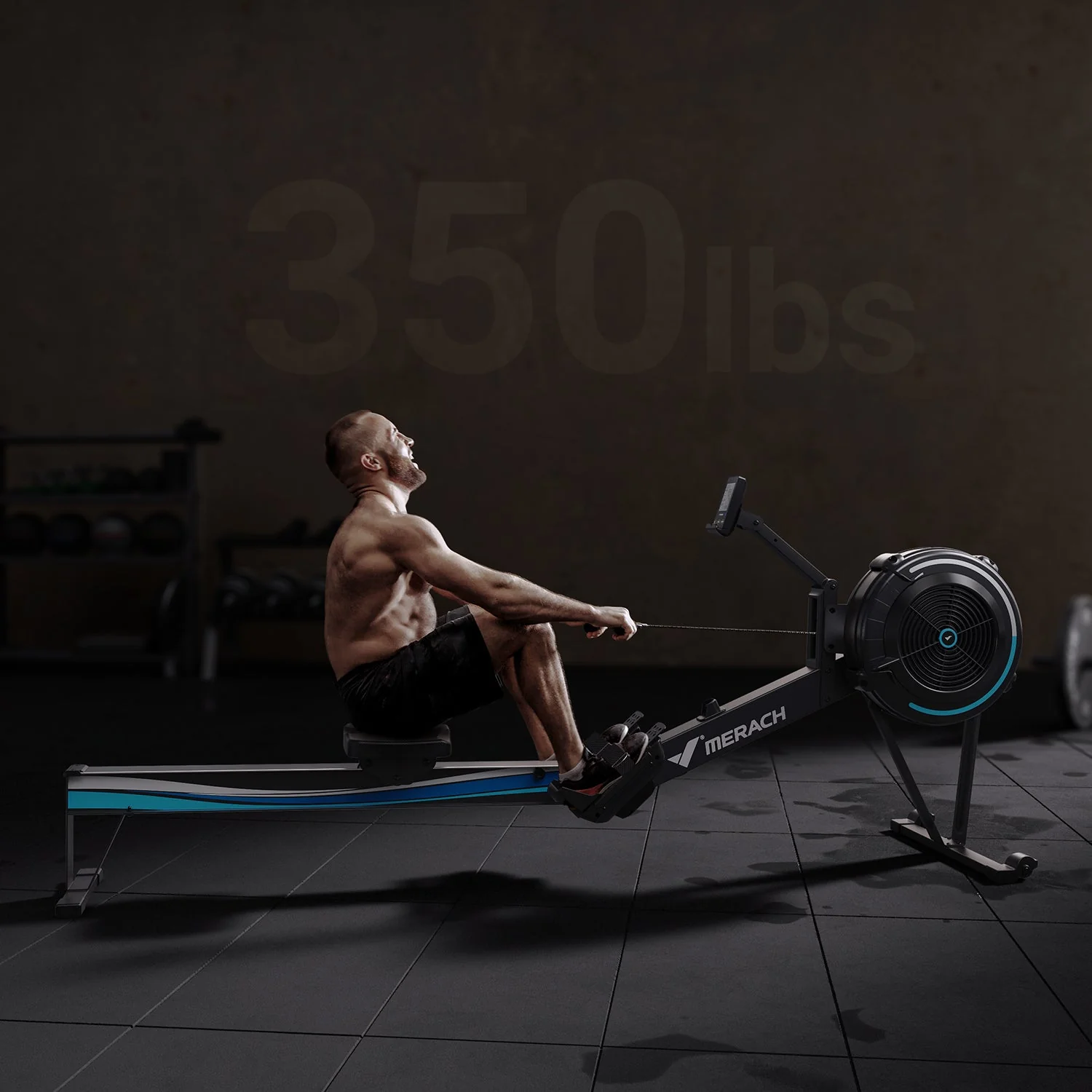 Merach R50 Rowing Machine with Air Resistance - Image 6