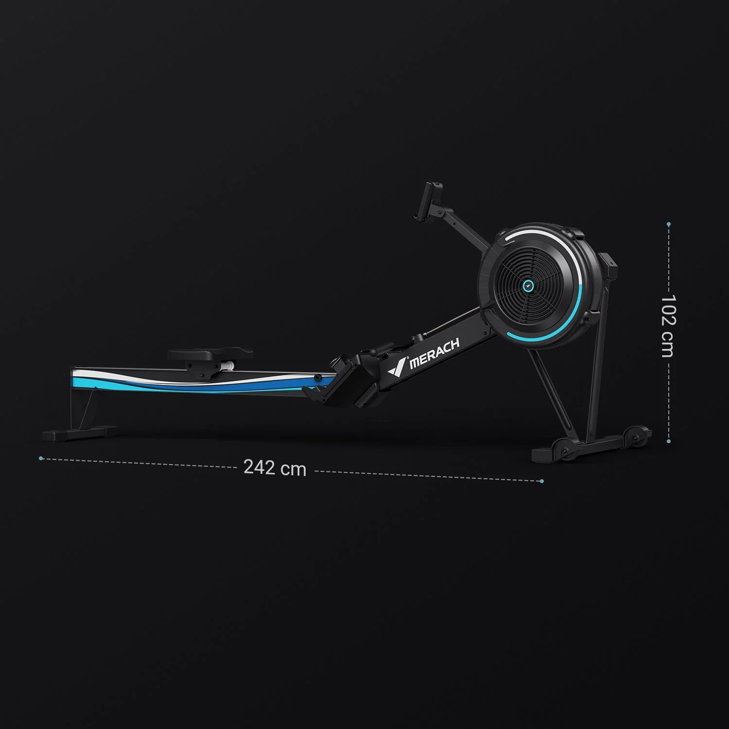Merach R50 Rowing Machine with Air Resistance - Image 8