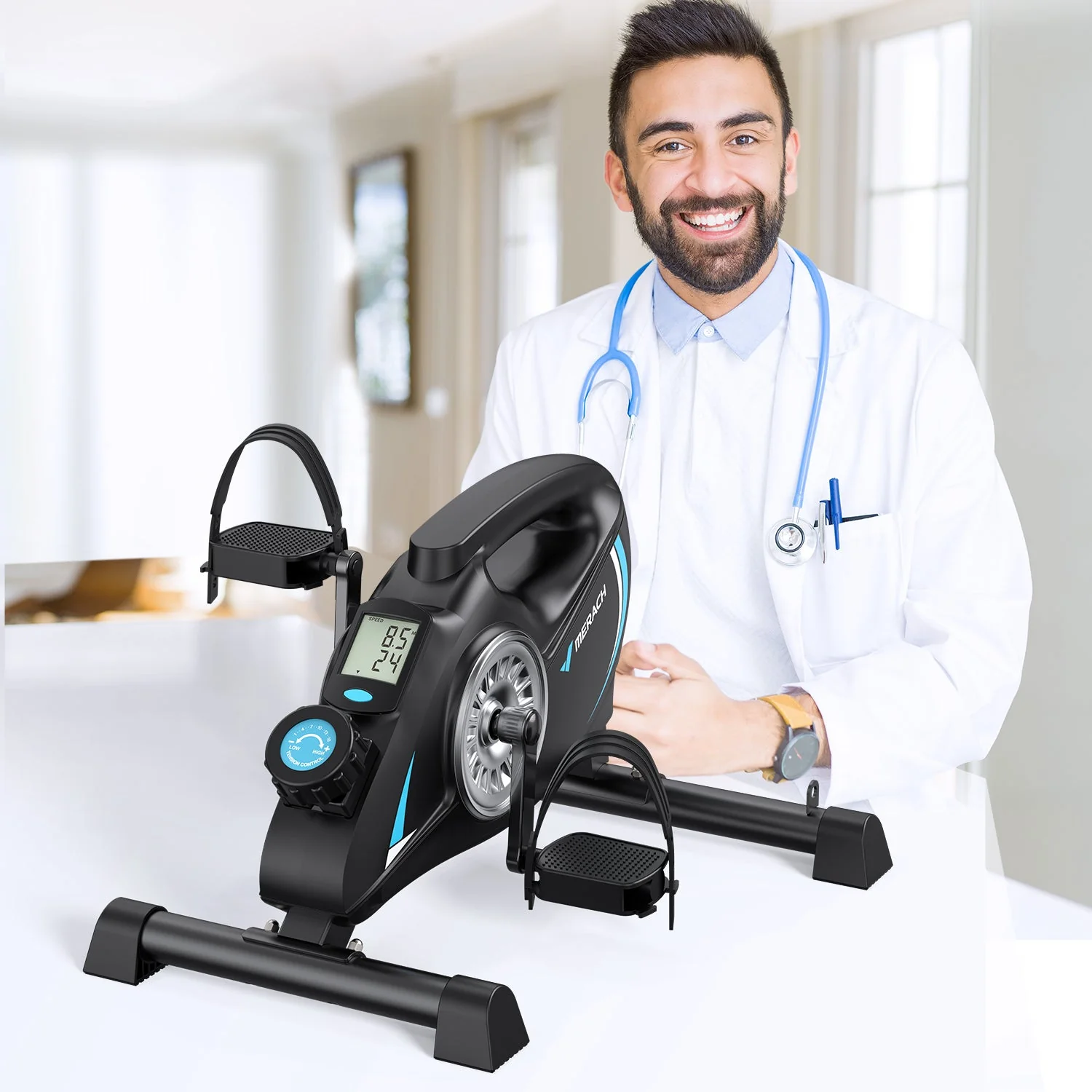 Merach S04B1 Mini Exercise Bike - Image 11