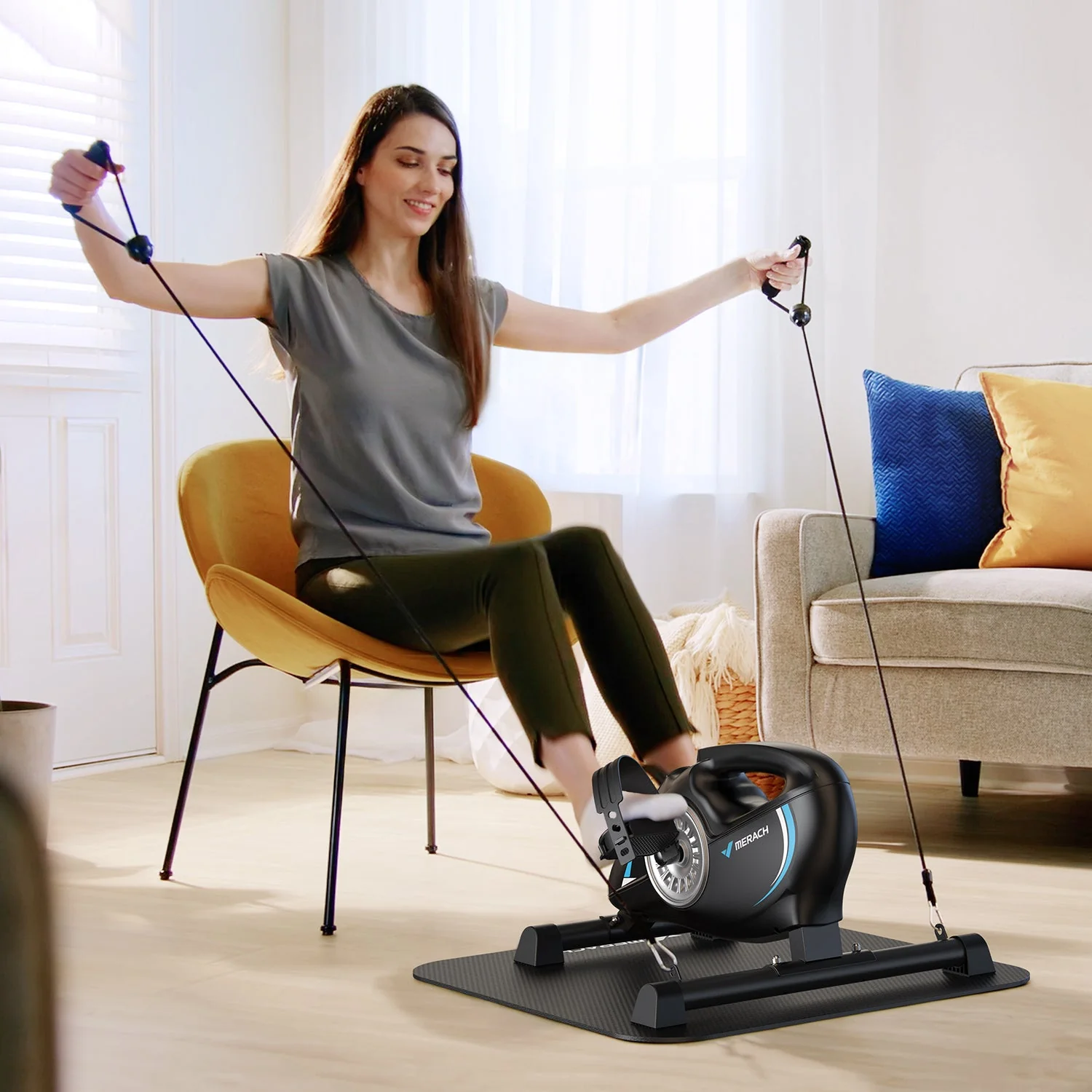 Merach S04B1 Mini Exercise Bike - Image 3