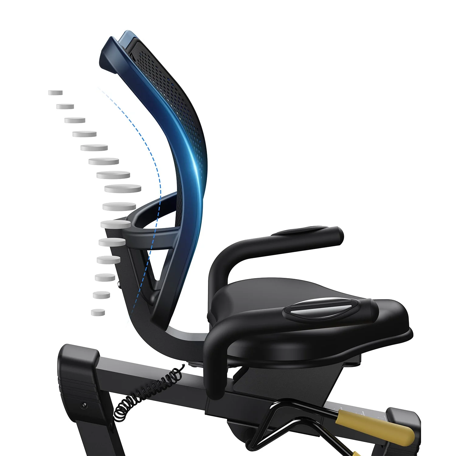 Merach S19B1 Recumbent Exercise Bike - Image 9