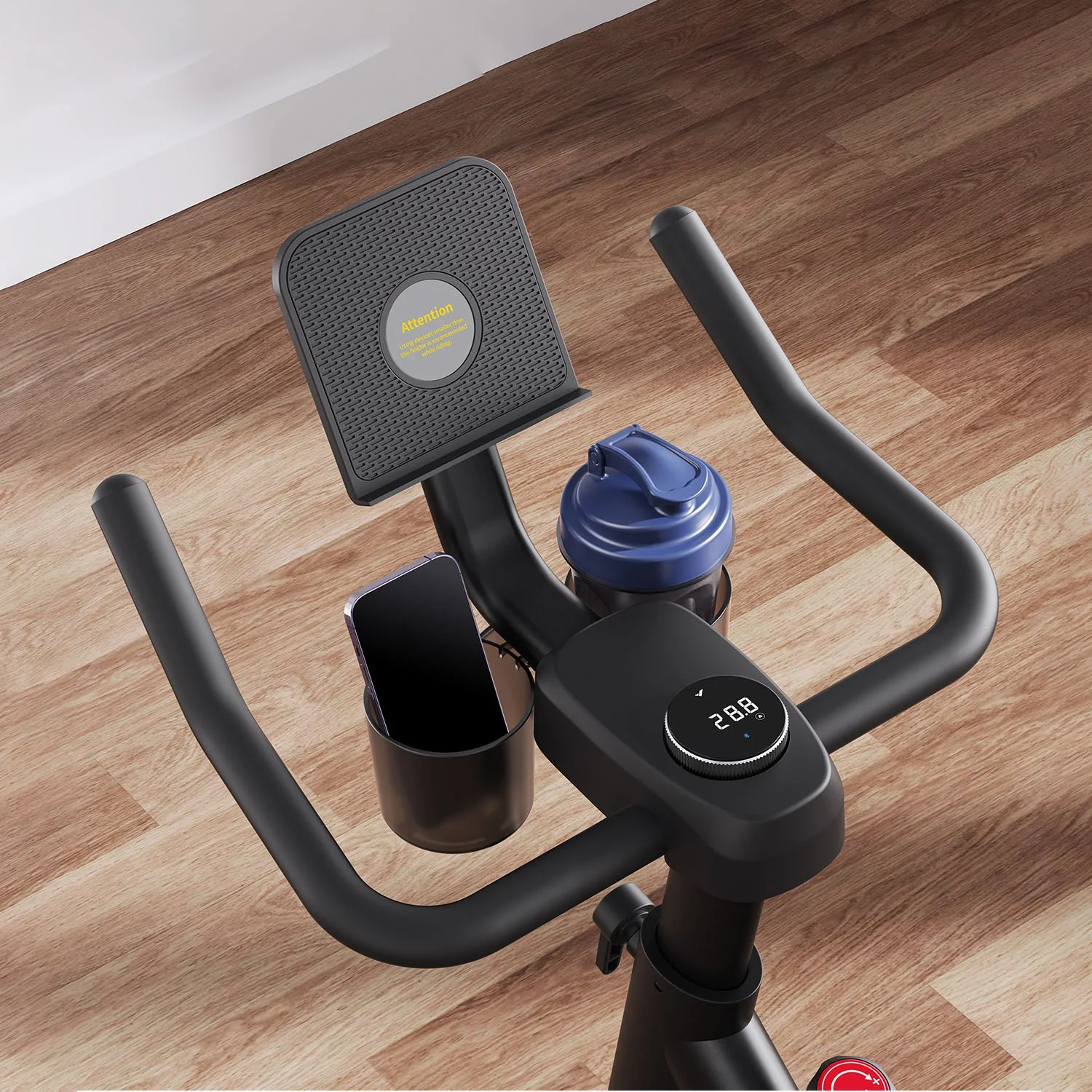 Merach S26B2 Indoor Exercise Bike Black - Image 7