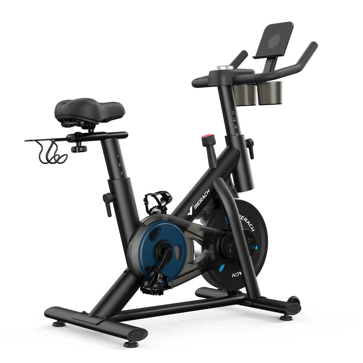 Merach S26B2 Indoor Exercise Bike Black - Image 8