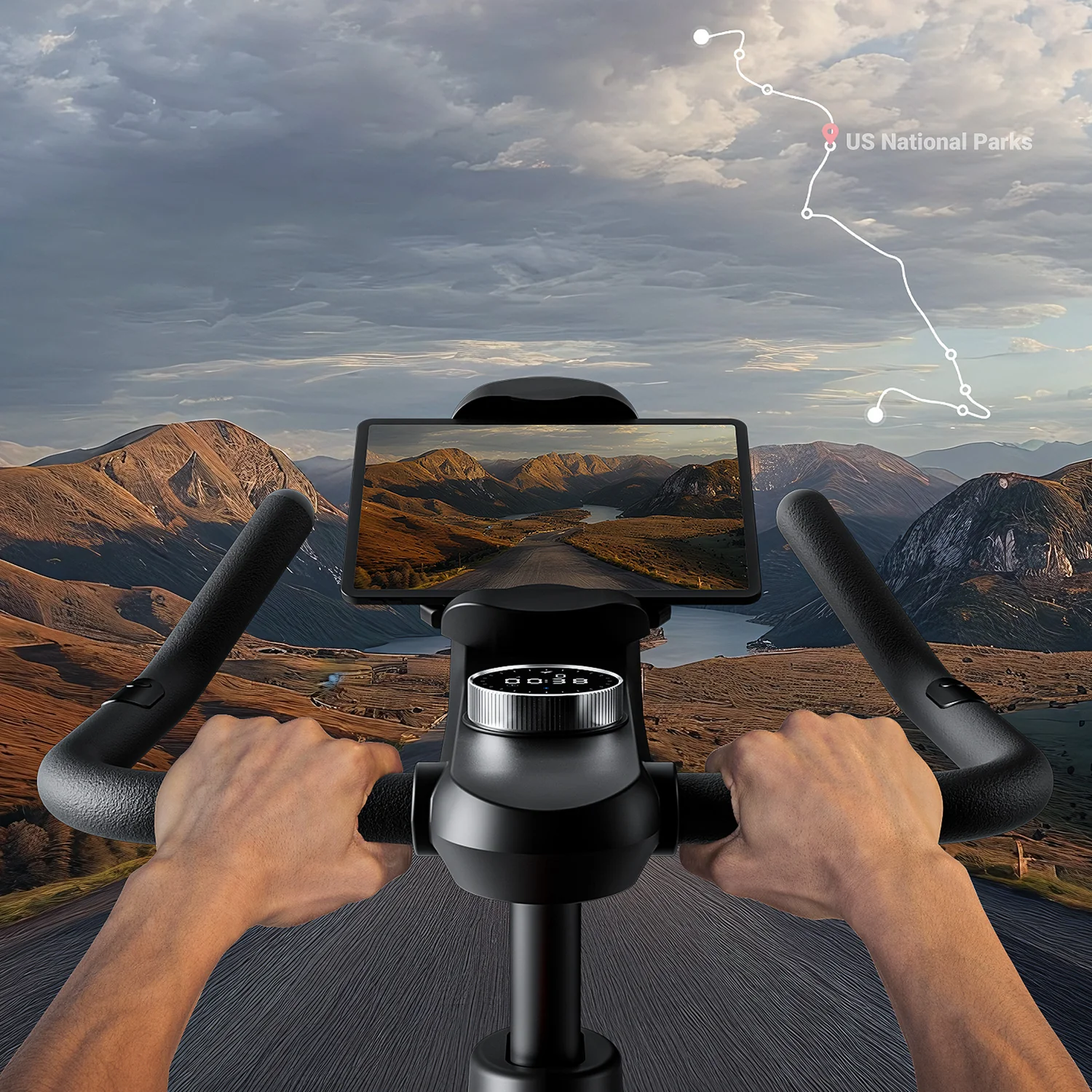 Merach S28B1 Exercise Bike with ±6° Incline - Image 8