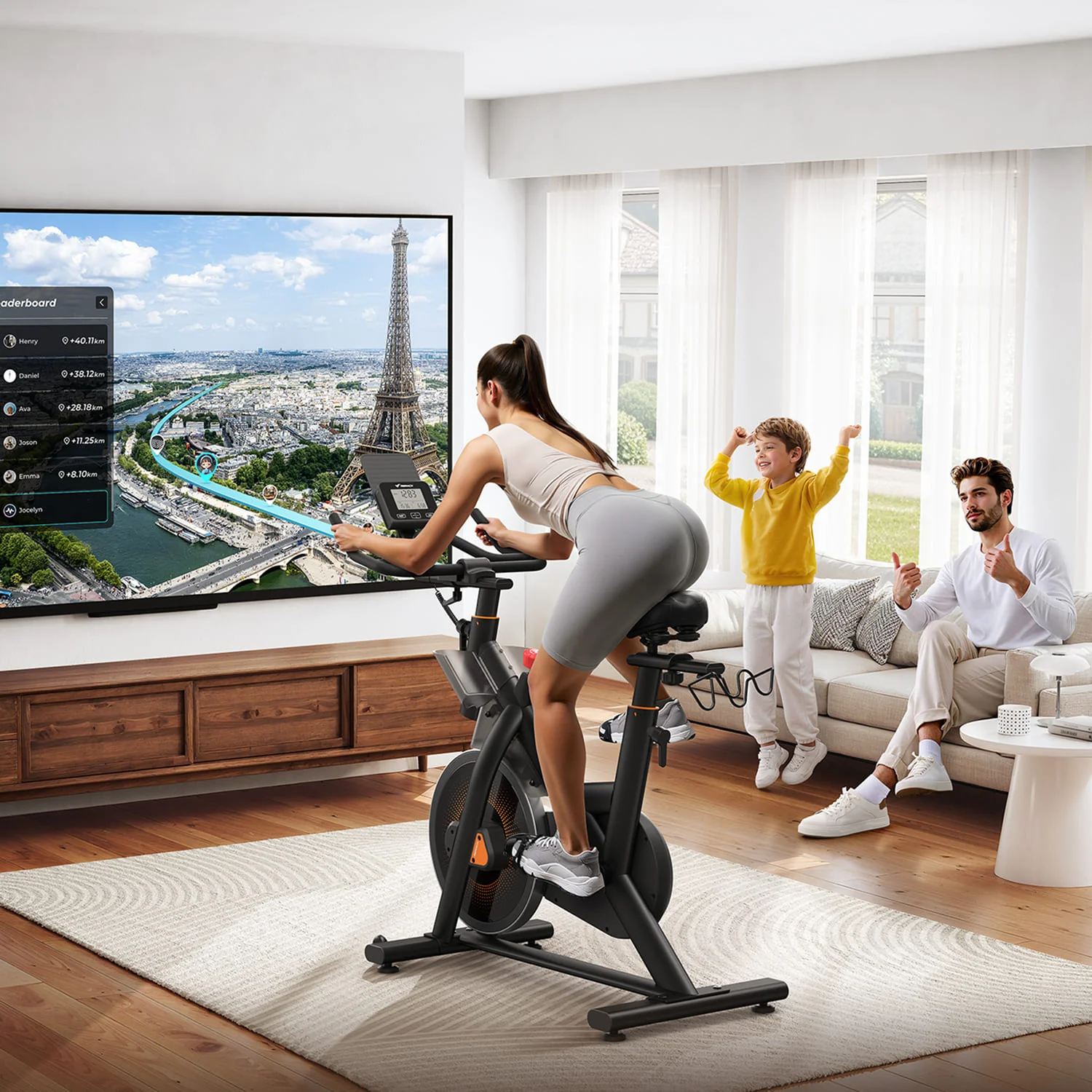 Merach S29B1 Exercise Bike 350 lbs Max Capacity - Image 5