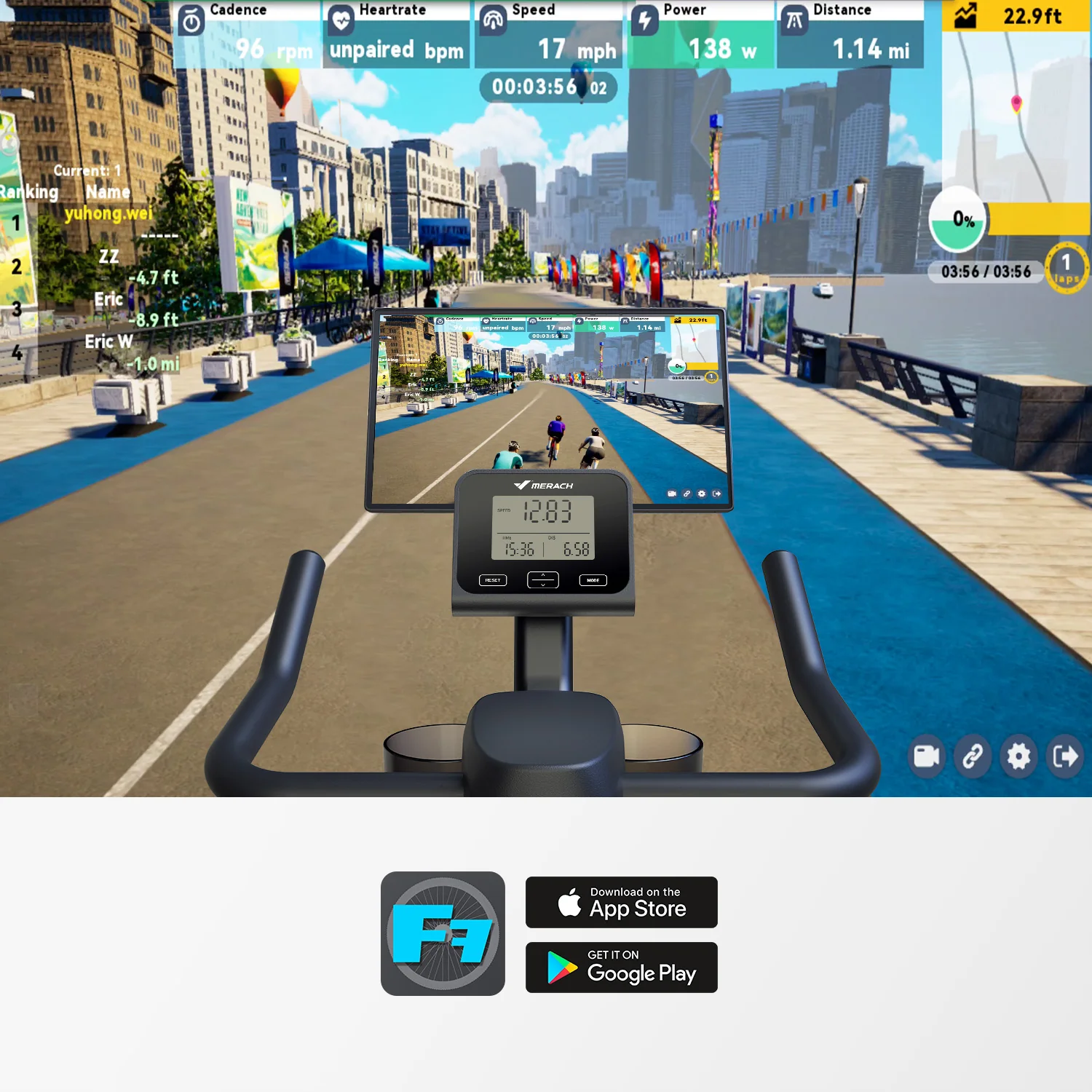 Merach S36 Exercise Bike - Image 7
