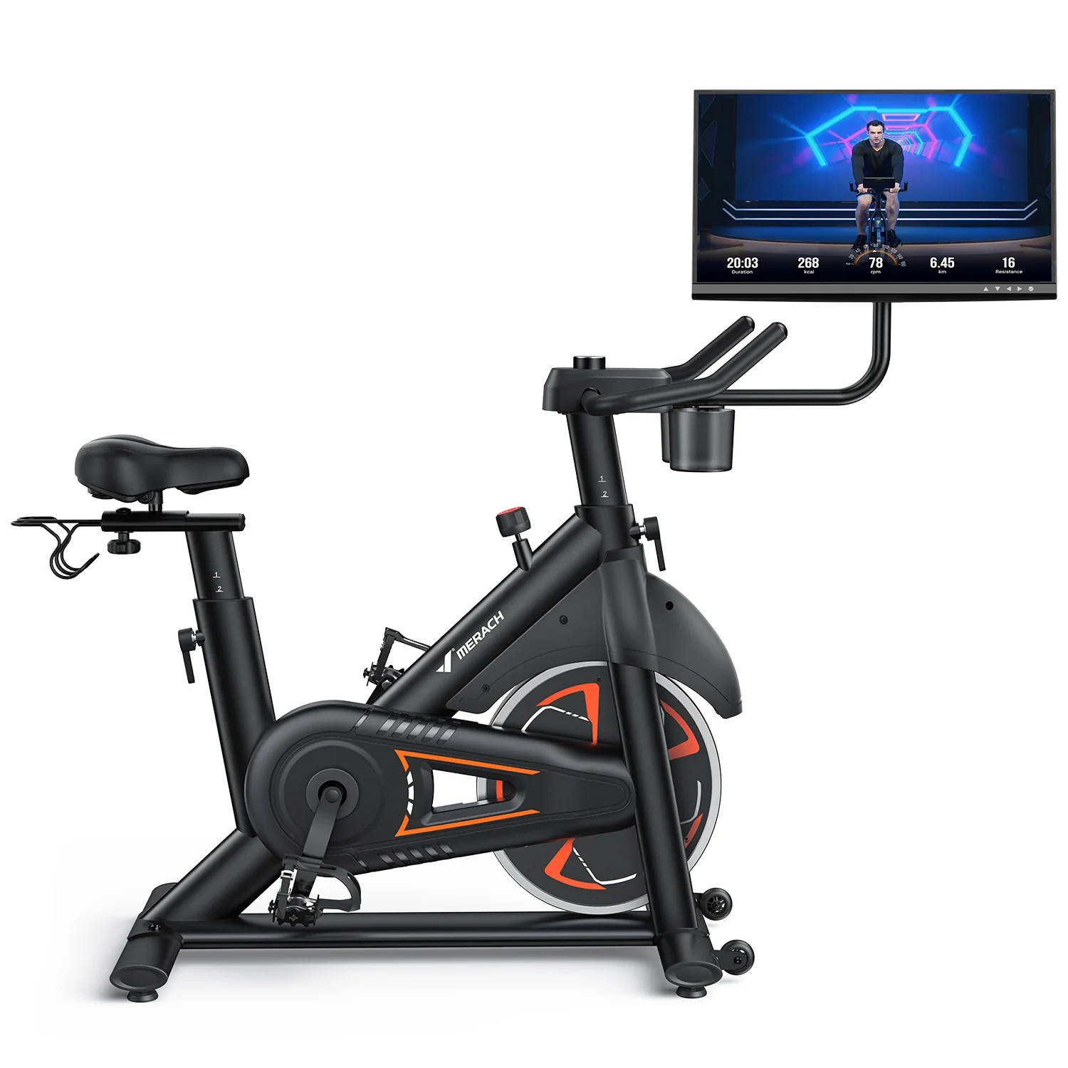 Merach S36B5 Indoor Exercise Bike with HD Screen - Image 9