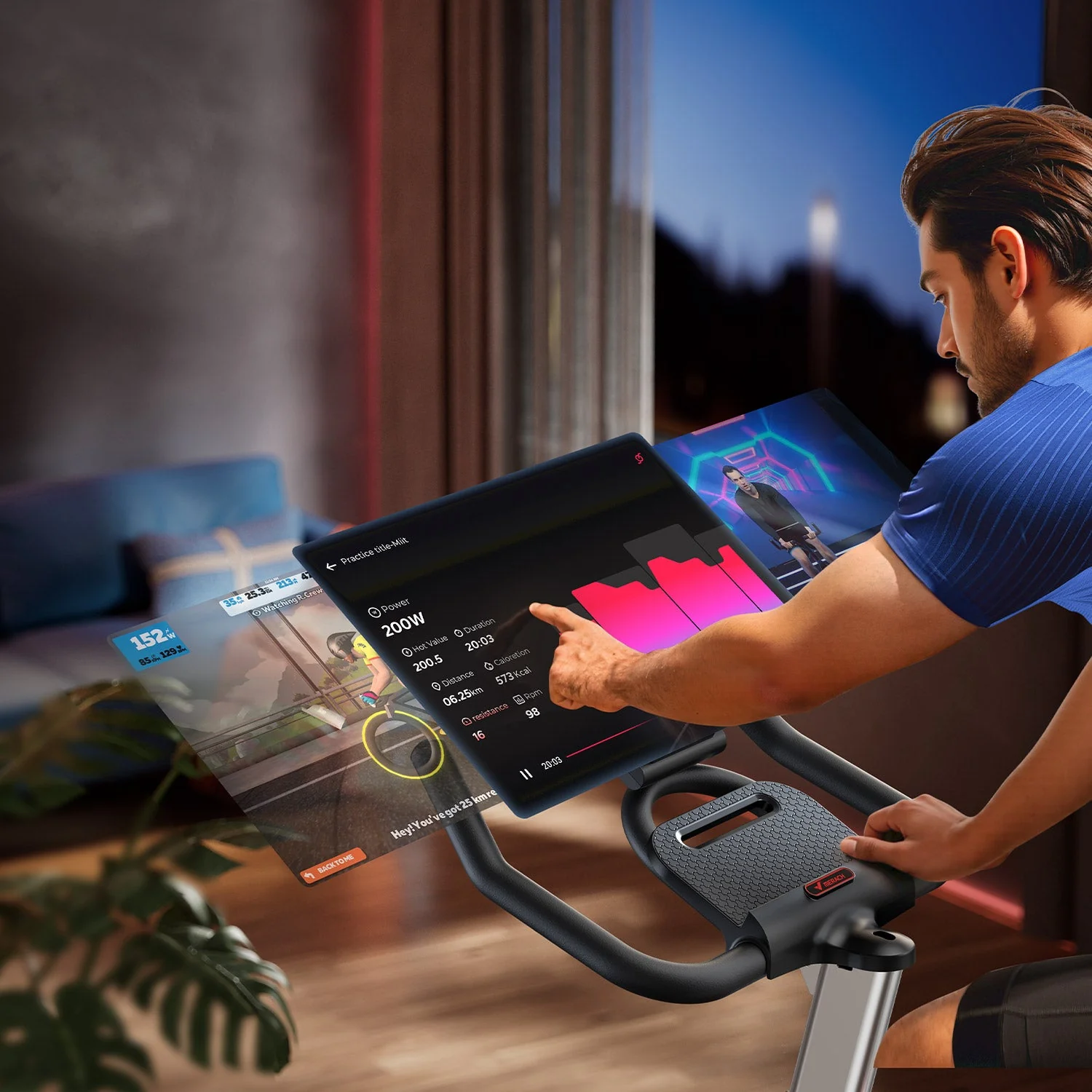 Merach S38B2 Indoor Exercise Bike - Image 4