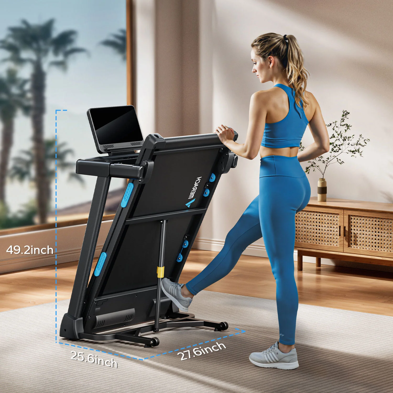 Merach T12B2 Foldable Treadmill with 15% Auto Incline - Image 10